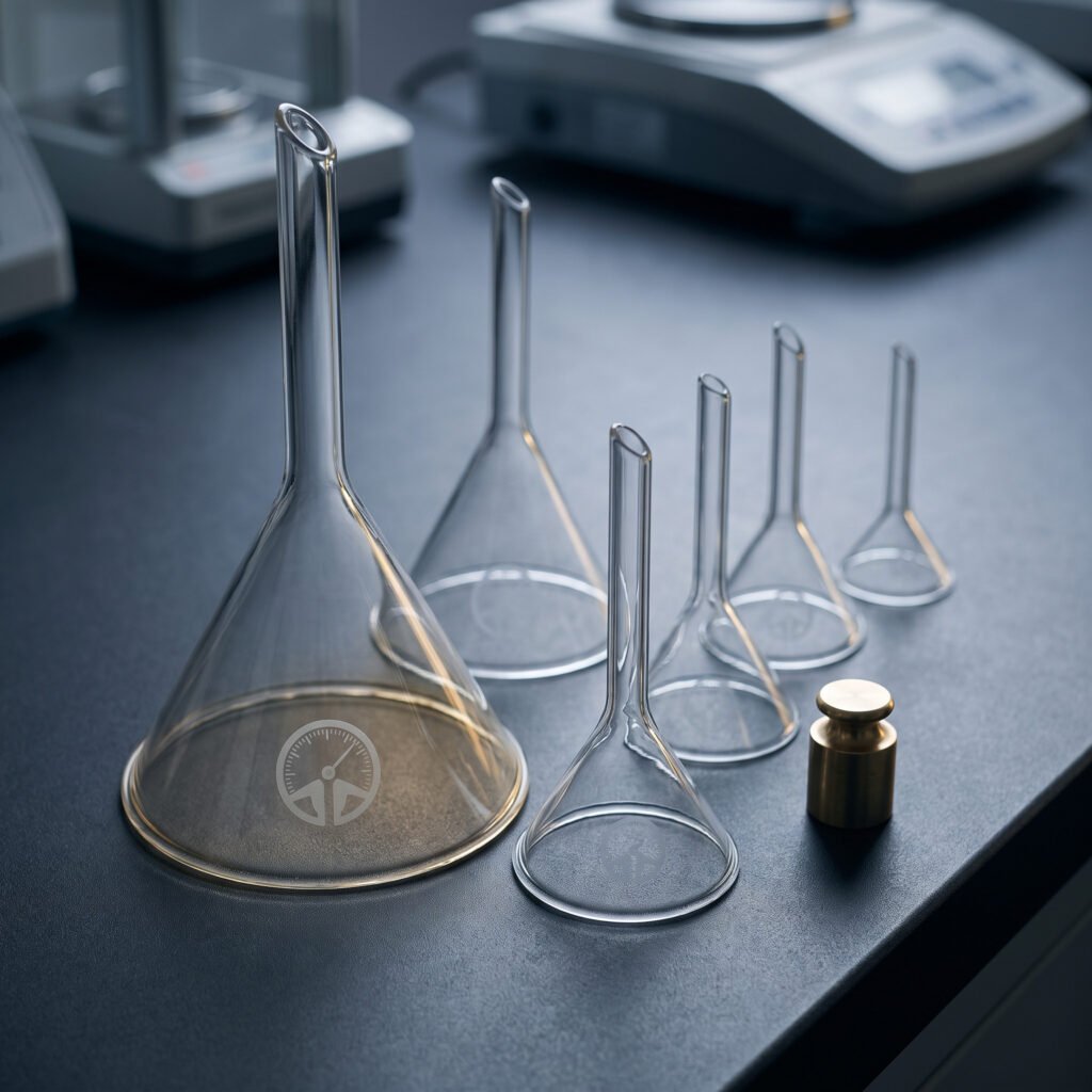 Borosil Glass Funnel Set